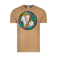 Vintage Camel baseball with sunflower round earrings Vintage Tee - BundleAndBundleShop