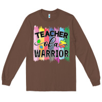 Chestnut Teacher of a warrior Long Sleeve Tee - CowhideDigitalArt
