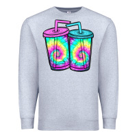 Heather Grey tie dye loaded tea Premium Sweatshirt - JahusDesignShop