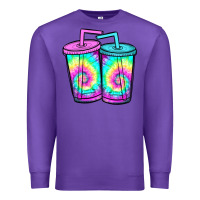 Purple tie dye loaded tea Premium Sweatshirt - JahusDesignShop
