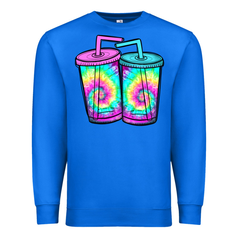 Tie Dye Loaded Tea Premium Sweatshirt by JahusDesignShop | Teevron