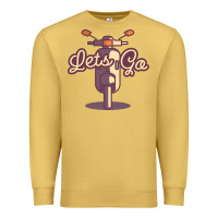 Antique Gold vespa Premium Sweatshirt - artisFamous