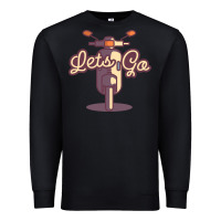 Black vespa Premium Sweatshirt - artisFamous