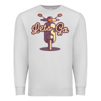 Dove Grey vespa Premium Sweatshirt - artisFamous