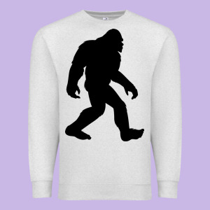 Bigfoot In Black Design Premium Sweatshirt Designed By Artisfamous