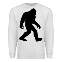 Oatmeal Heather bigfoot in black design Premium Sweatshirt - artisFamous