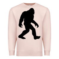 Pale Pink bigfoot in black design Premium Sweatshirt - artisFamous