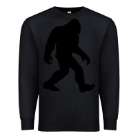 Black bigfoot in black design Premium Sweatshirt - artisFamous