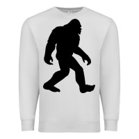 Dove Grey bigfoot in black design Premium Sweatshirt - artisFamous