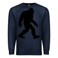 Navy bigfoot in black design Premium Sweatshirt - artisFamous