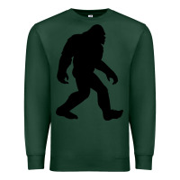 Sports Green bigfoot in black design Premium Sweatshirt - artisFamous