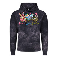 Cloud Black Peace love Easter Vintage Hoodie - LillyAllenDesigns