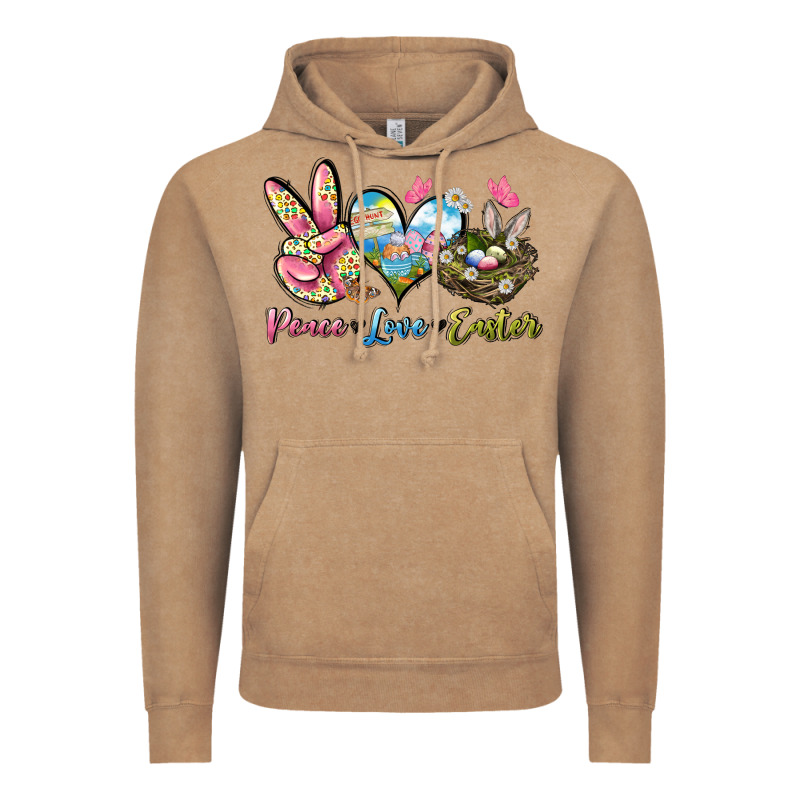 Peace Love Easter Vintage Hoodie by LillyAllenDesigns | Teevron