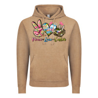 Vintage Coffee Peace love Easter Vintage Hoodie - LillyAllenDesigns