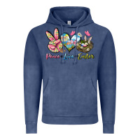 Vintage Denim Peace love Easter Vintage Hoodie - LillyAllenDesigns