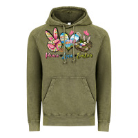 Vintage Olive Peace love Easter Vintage Hoodie - LillyAllenDesigns