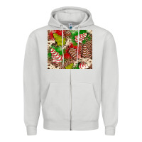 Dove Grey little debbie tree cakes leopard Zipper Hoodie - JahusDesignShop