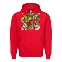 Red little debbie tree cakes leopard Zipper Hoodie - JahusDesignShop