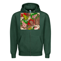 Sports Green little debbie tree cakes leopard Zipper Hoodie - JahusDesignShop