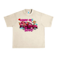 Sandshell Loads of love valentine's day truck Urban Heavy Tee - FaDigitalArtStudio