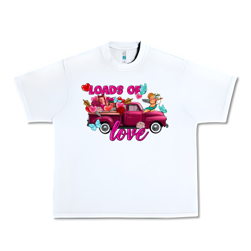 Loads Of Love Valentine's Day Truck Urban Heavy Tee by FaDigitalArtStudio | Teevron
