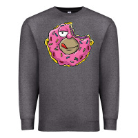 Charcoal Heather DONUT Premium Sweatshirt - artisFamous