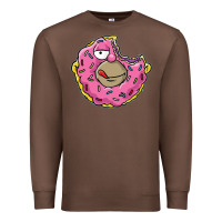 Chestnut DONUT Premium Sweatshirt - artisFamous