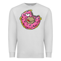 Dove Grey DONUT Premium Sweatshirt - artisFamous