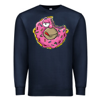 Navy DONUT Premium Sweatshirt - artisFamous