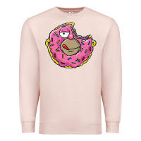 Pale Pink DONUT Premium Sweatshirt - artisFamous