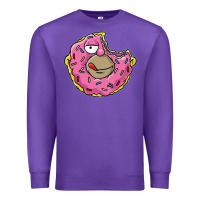 Purple DONUT Premium Sweatshirt - artisFamous