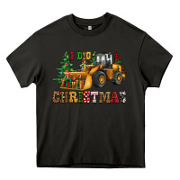 Asphalt i dig christmas bulldozer Heavy Core Tee - CowGirlArtShop