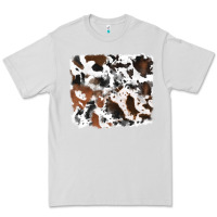 Dove Grey cowhide background Premium Tee - RanaPortraitStore