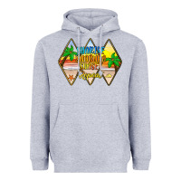 Heather Grey sunrise sunburn sunset repeat Heavyweight Hoodie - JahusDesignShop