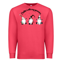 Cardinal chillin' with my gnomies for light Premium Sweatshirt - artisFamous