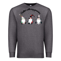 Charcoal Heather chillin' with my gnomies for light Premium Sweatshirt - artisFamous