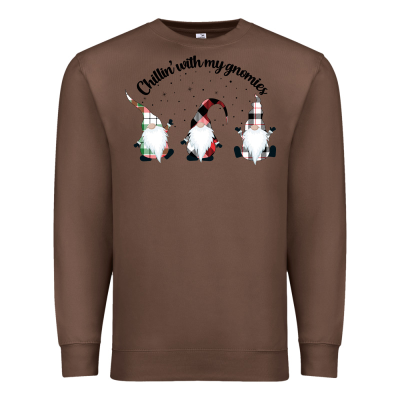 Chillin' With My Gnomies For Light Premium Sweatshirt by artisFamous | Teevron