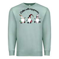 Seafoam chillin' with my gnomies for light Premium Sweatshirt - artisFamous