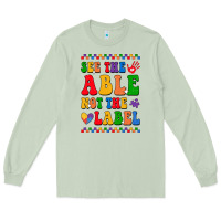 Matcha see the able not the label Long Sleeve Tee - CowhideDigitalArt
