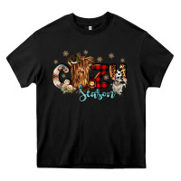 Black cozy season Heavy Core Tee - CowGirlArtShop