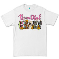 White beautiful crazy Premium Tee - OliviaCreatesArt