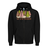 Black tis the season little debbie tree cakes Zipper Hoodie - JahusDesignShop