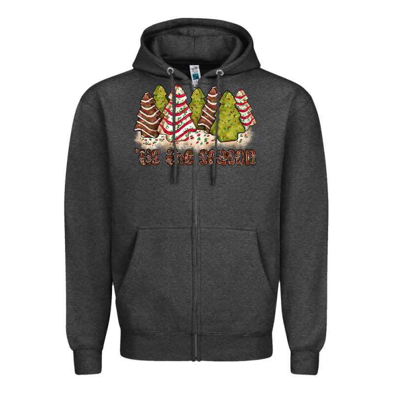 Tis The Season Little Debbie Tree Cakes Zipper Hoodie by JahusDesignShop | Teevron