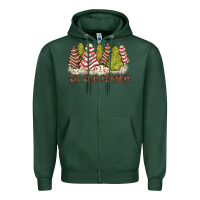 Sports Green tis the season little debbie tree cakes Zipper Hoodie - JahusDesignShop