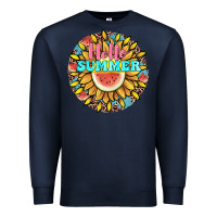 Navy hello summer Premium Sweatshirt - JahusDesignShop