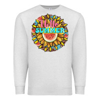 Oatmeal Heather hello summer Premium Sweatshirt - JahusDesignShop