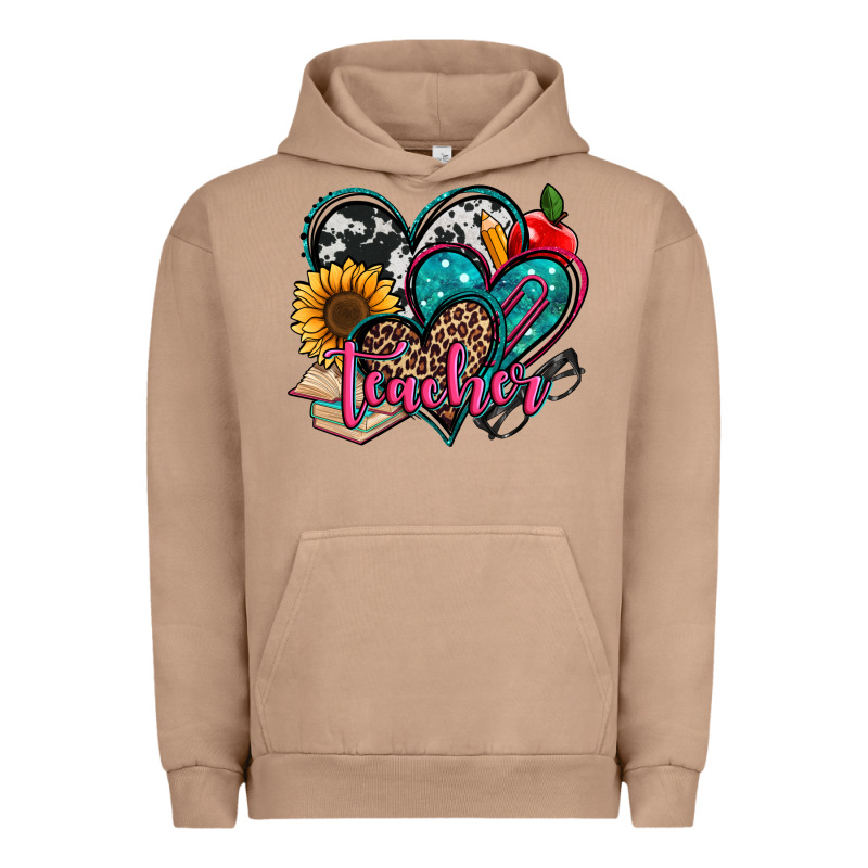 Teacher Hearts Urban Hoodie by Jasminsmagicworld | Teevron
