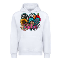 White teacher hearts Urban Hoodie - Jasminsmagicworld