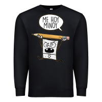 Black sponge bob Premium Sweatshirt - artisFamous