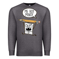 Charcoal Heather sponge bob Premium Sweatshirt - artisFamous
